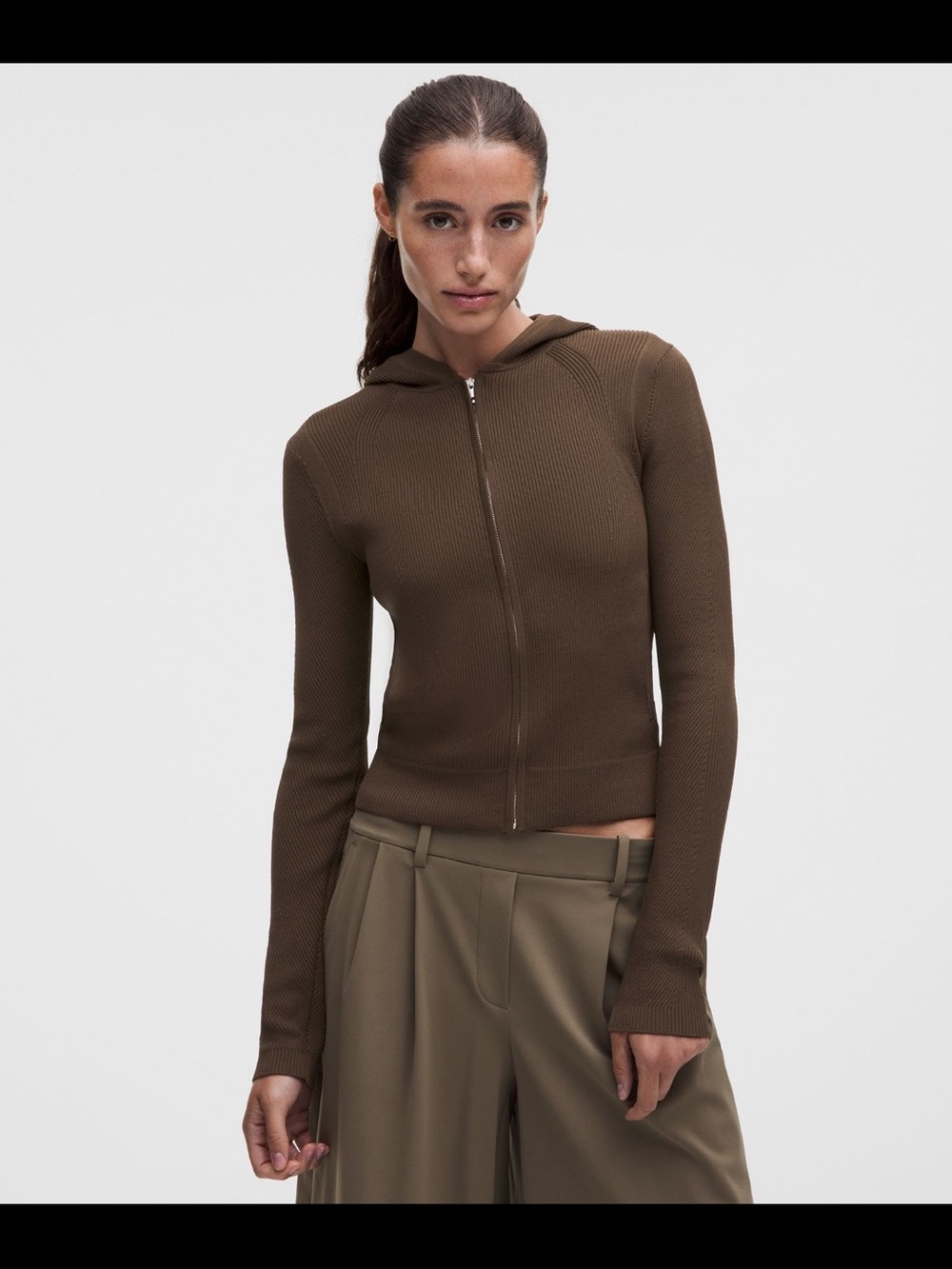 lululemon athletica Structured Knit Zip-Up Hoodie NWT sz S
